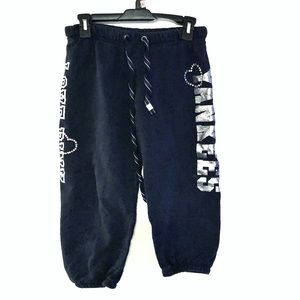 Victoria Secret PINK Yankees Capri Sweatpants